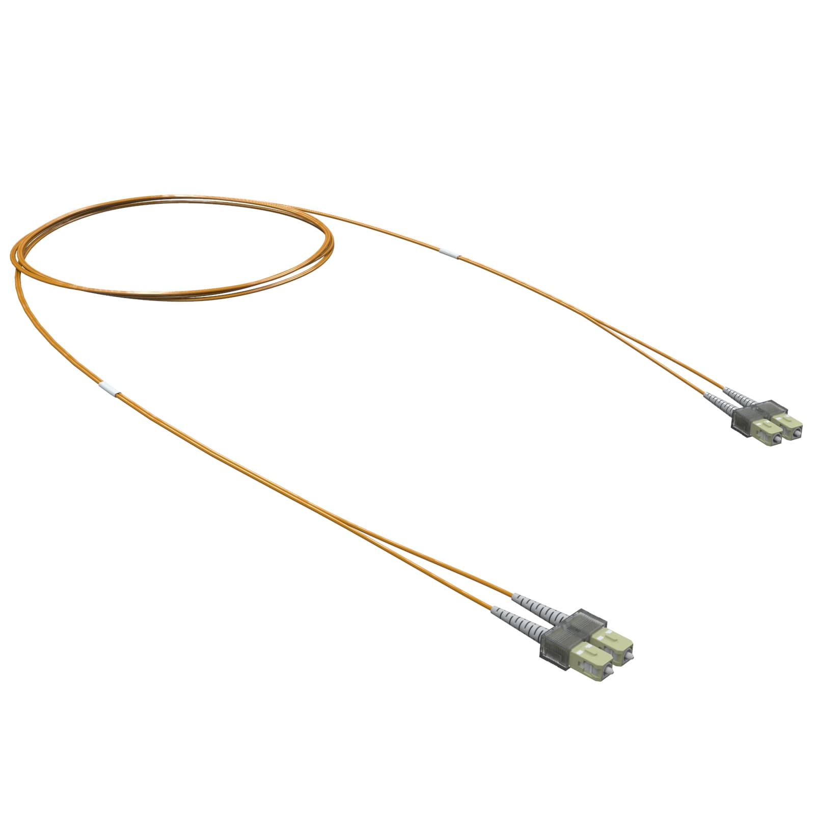Патч-корд оптический двухволоконный (Duplex) SC/UPC-SC/UPC 50/125 (OM2) 3 м