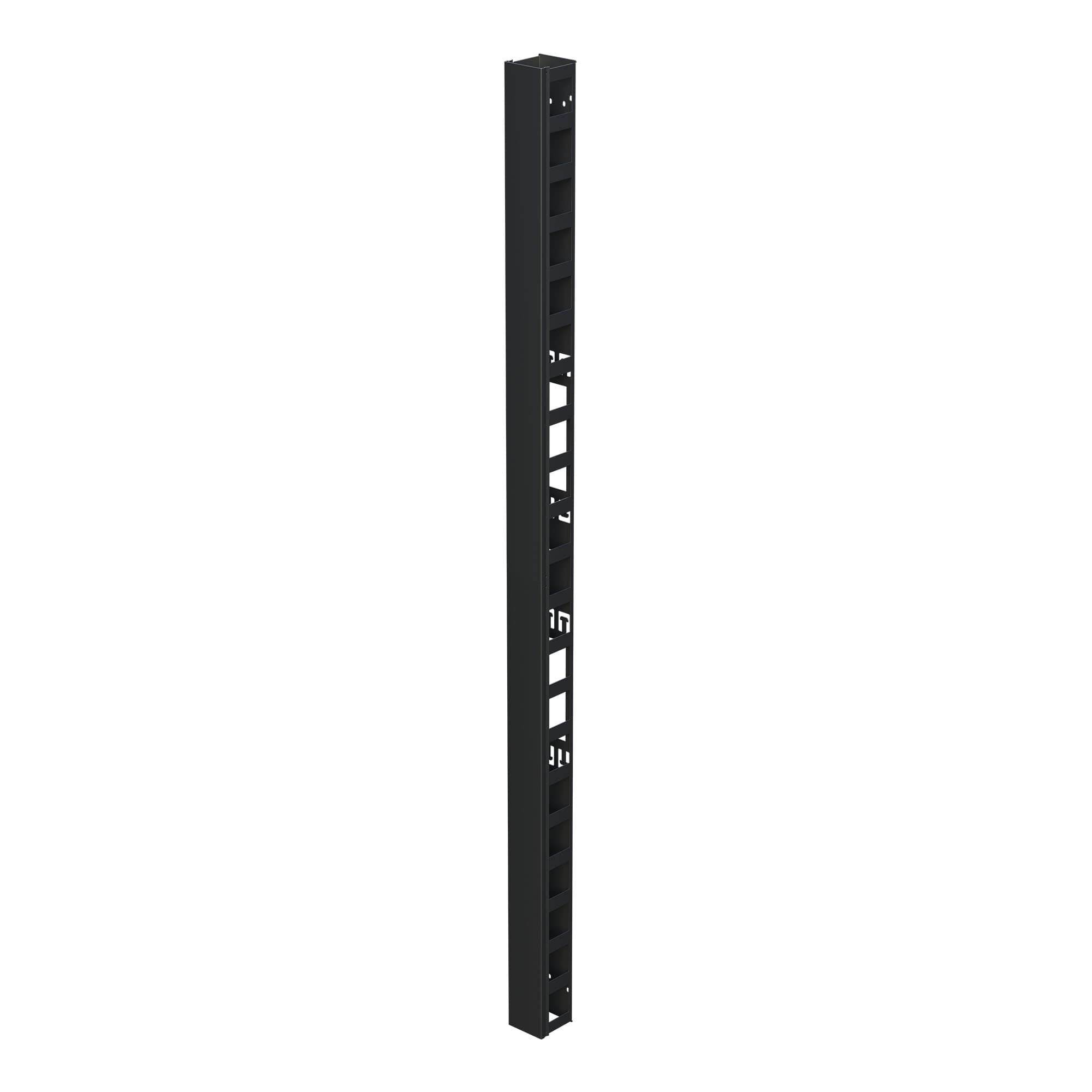 Организатор вертикальный с крышкой 32U. 90мм. для IT-CQE RAL9005