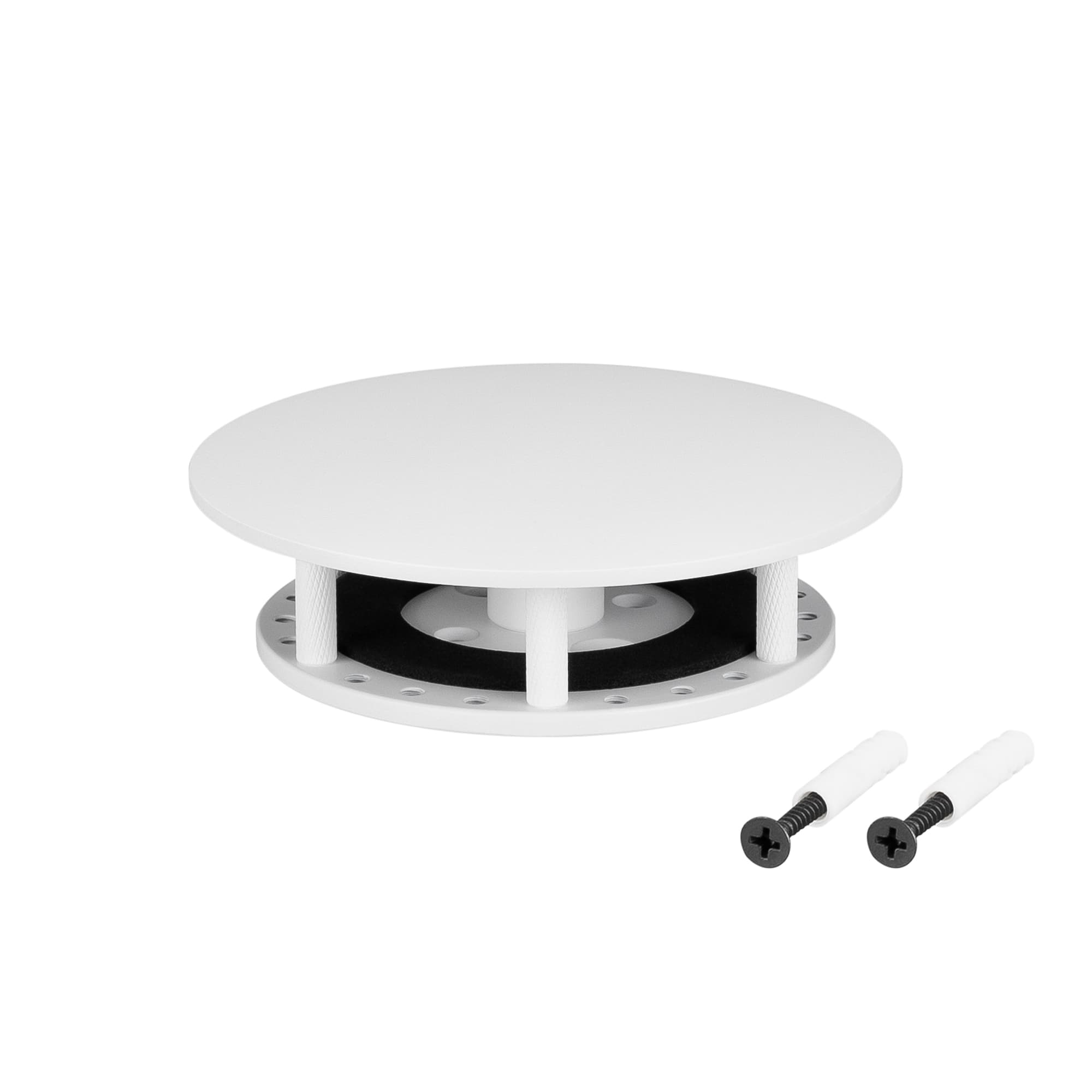 Крепление MOONLIGHT-BASE-ROUND-D25-S White, металл
