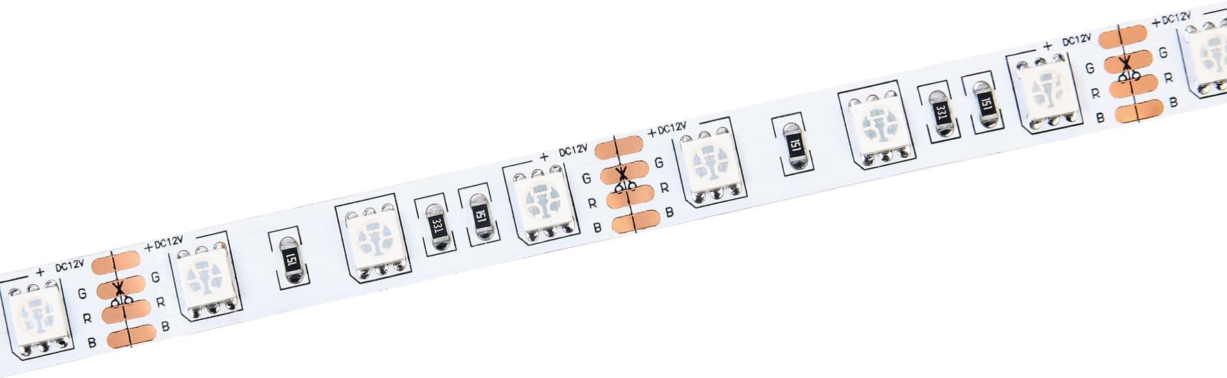 Лента светодиодная 5м LSR-5050RGB60 14,4Вт/м 12В RGB IP20 60LED/м