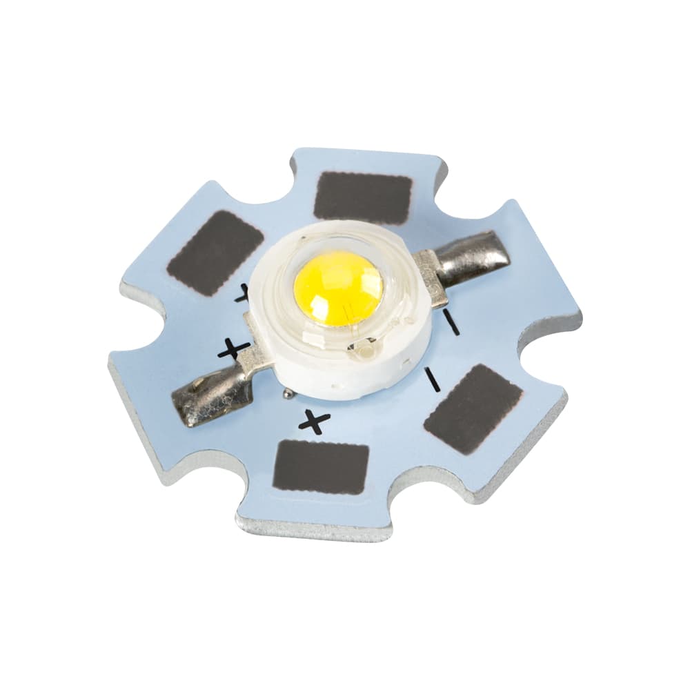 Светодиод мощный ARPL-Star-1W-EPS33 White STAR type