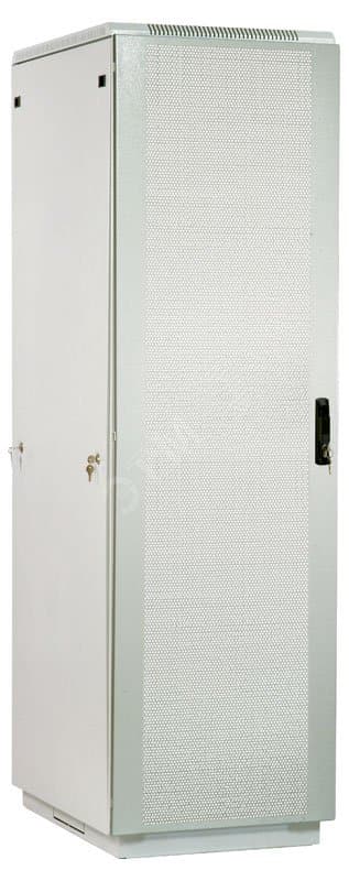 Шкаф телекоммуникационный напольный 42U (600х600) дверь перфорированная 2 шт
