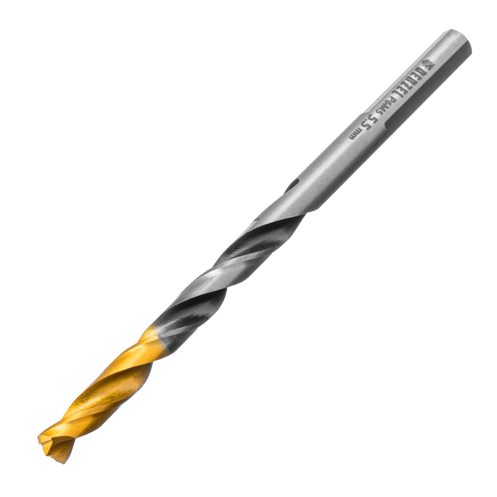 Сверло спиральное по металлу 5,5 x 93мм, Р6М5, Golden Tip, многогранная заточка