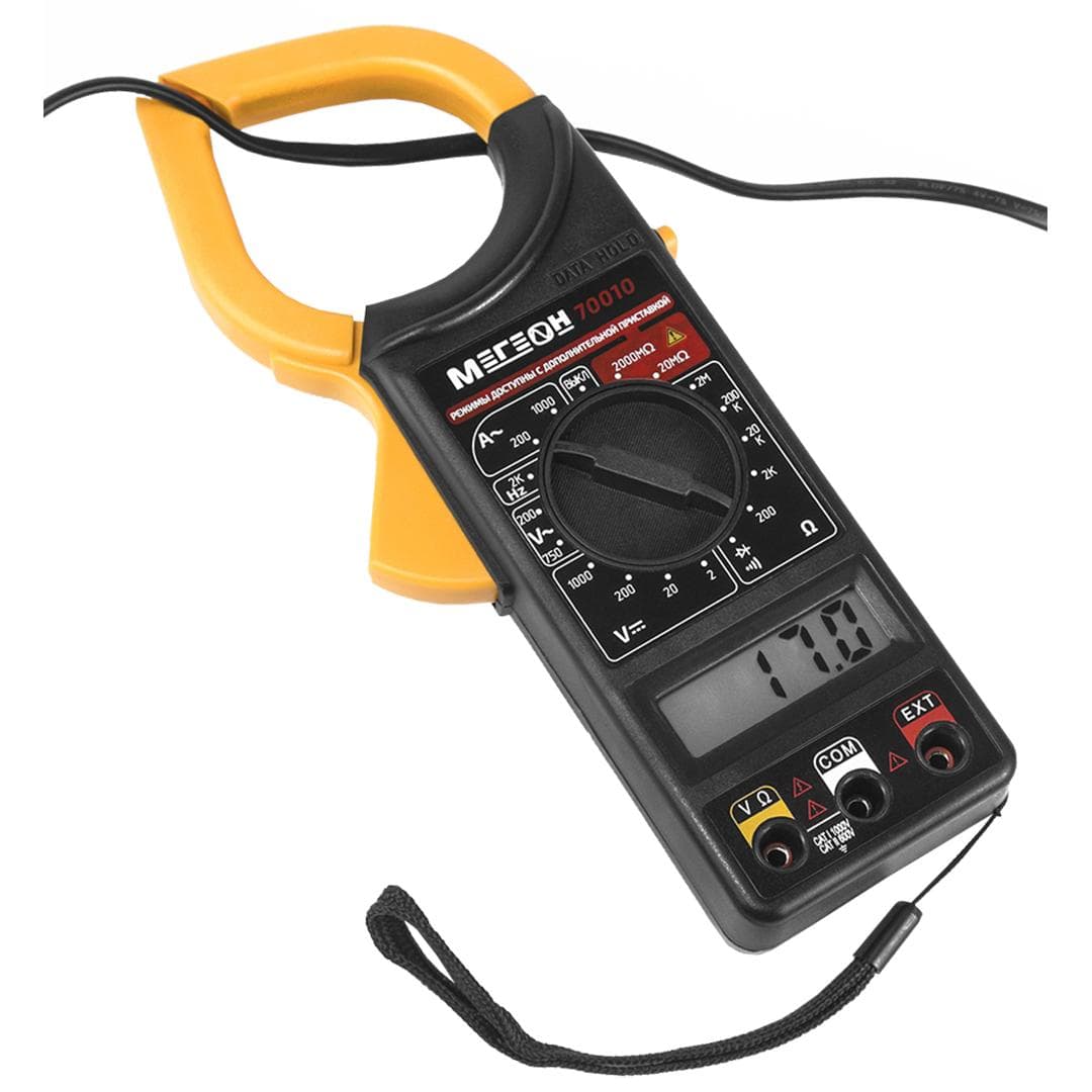 Клещи токоизмерительные цифровые 70010