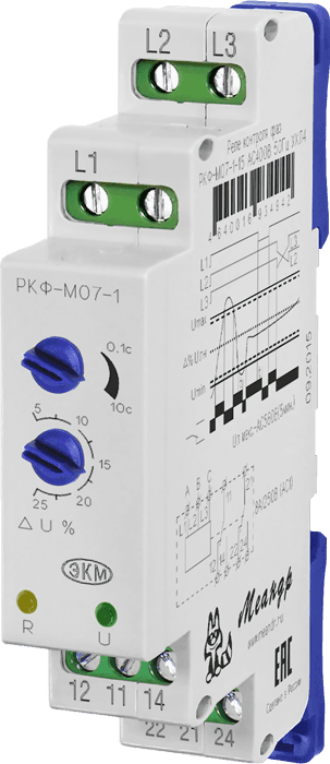Реле контроля фаз AC230В УХЛ4
