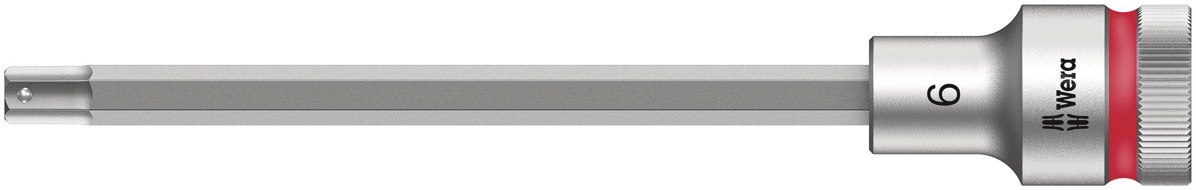 Головка торцевая со вставкой под внутренний шестигранник 8740 C Hex-Plus HF Zyklop DR 1/2 с фиксацией крепежа 6X140 мм