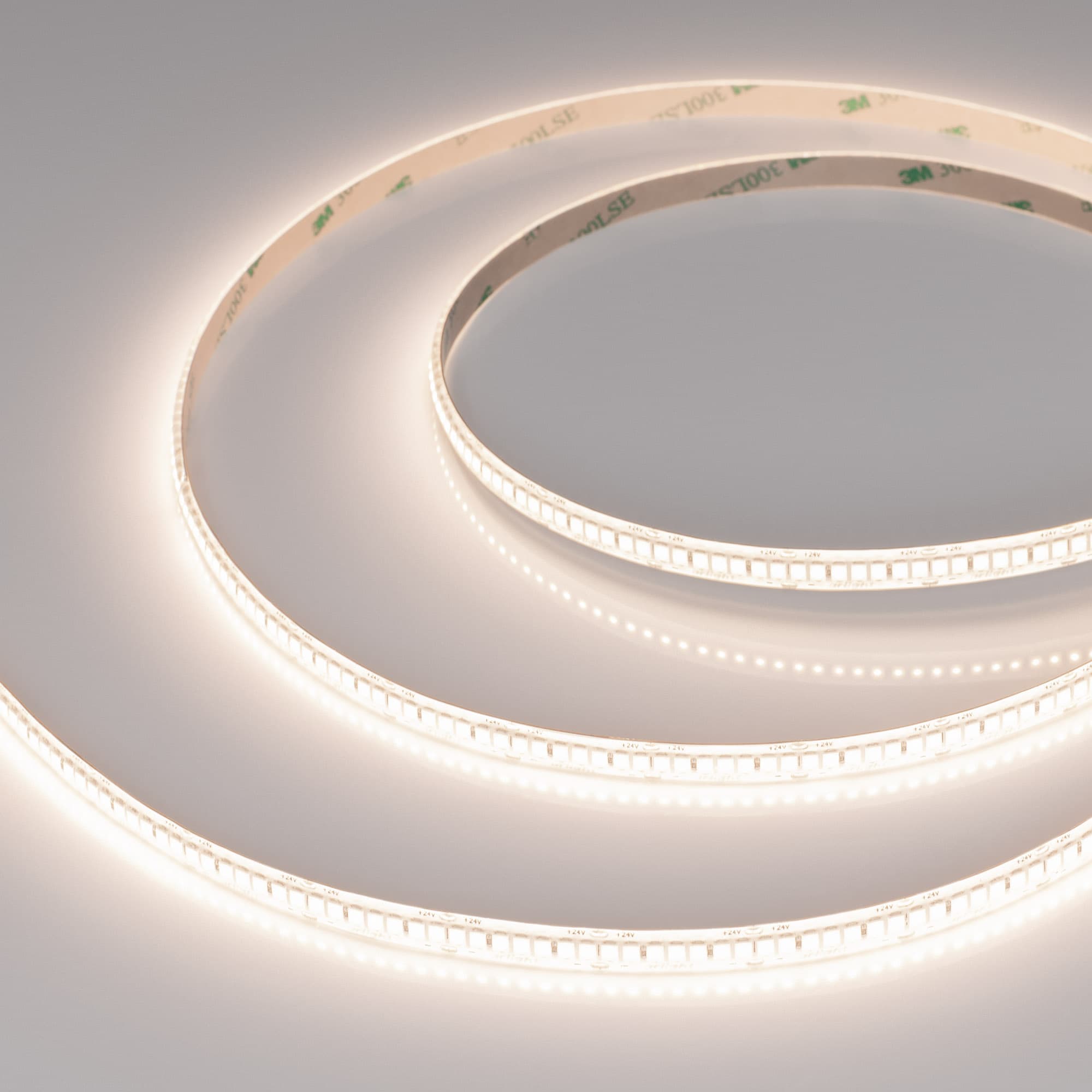Лента светодиодная 10 Вт/м 24В IP65 3500K 280LED/м RT/RTW-A280-8-10mm SMD 2835 5 м