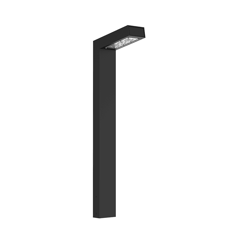 Светильник парковый Glight S 10 Вт 900 мм 5000K RAL9005 черный муар