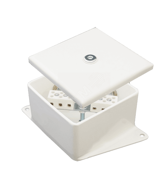 Коробка монтажная огнестойкая КМ-О (4к)-IP66-100х100 два ввода СD
