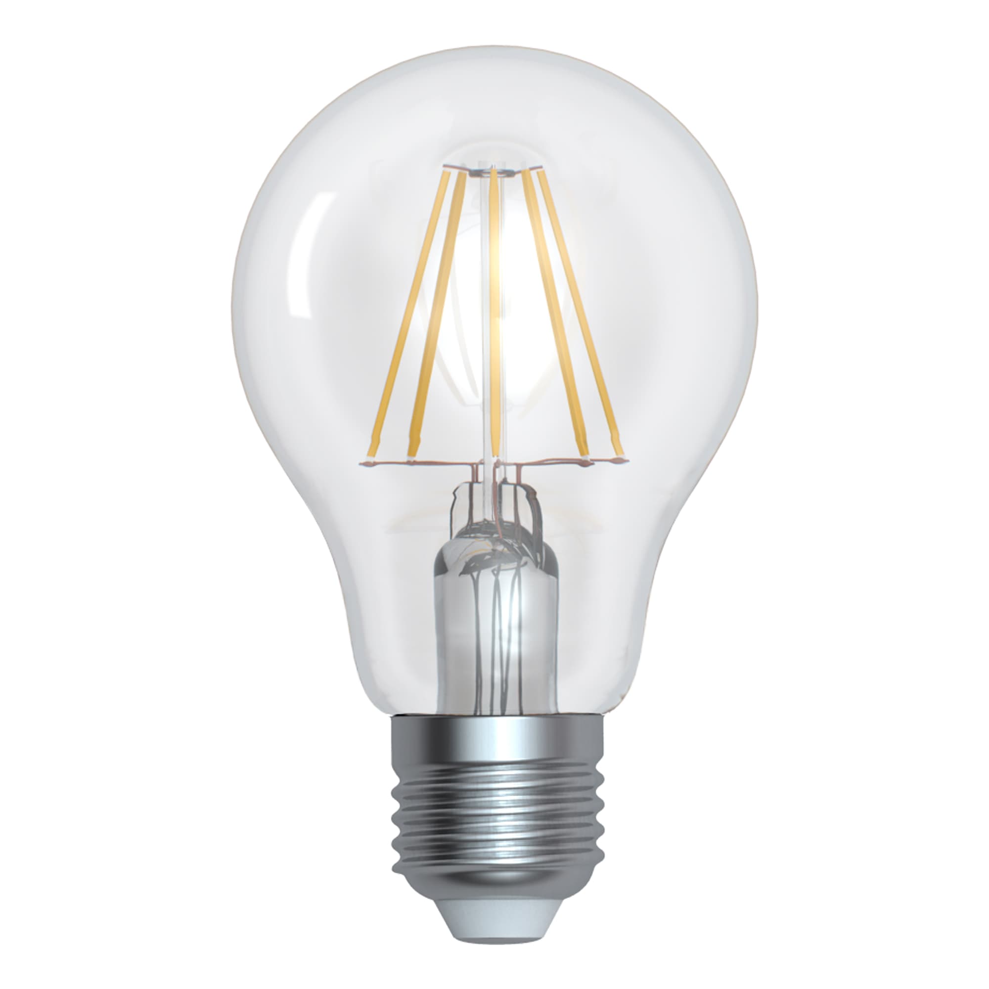 Лампа светодиодная Форма A прозрачная Серия Sky Белый свет (4000K) LED-A60-12W/4000K/E27/CL PLS02WH