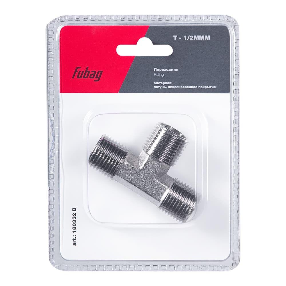 Переходник T - 1/2''MMM блистер 1 шт