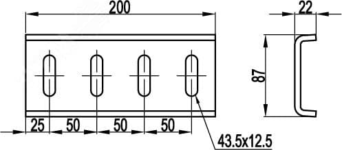 Пластина соединение встык BPM-50 горячеоцинкованная
