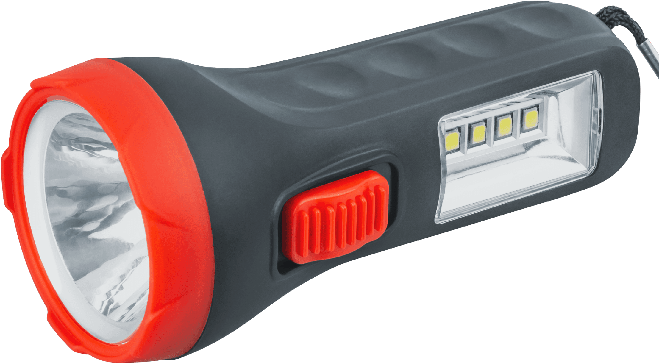 Фонарь светодиодный NPT-CP24-1AA Пластиковый 1LED 0,5Вт+4LED 1Вт