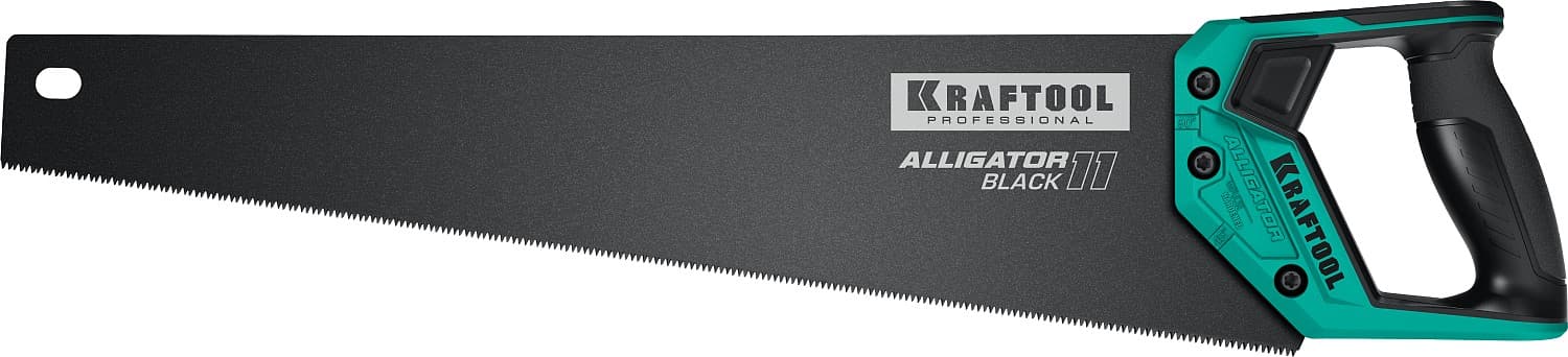 Ножовка для точного реза ''Alligator BLACK 11'', 500 мм, 11 TPI 3D зуб