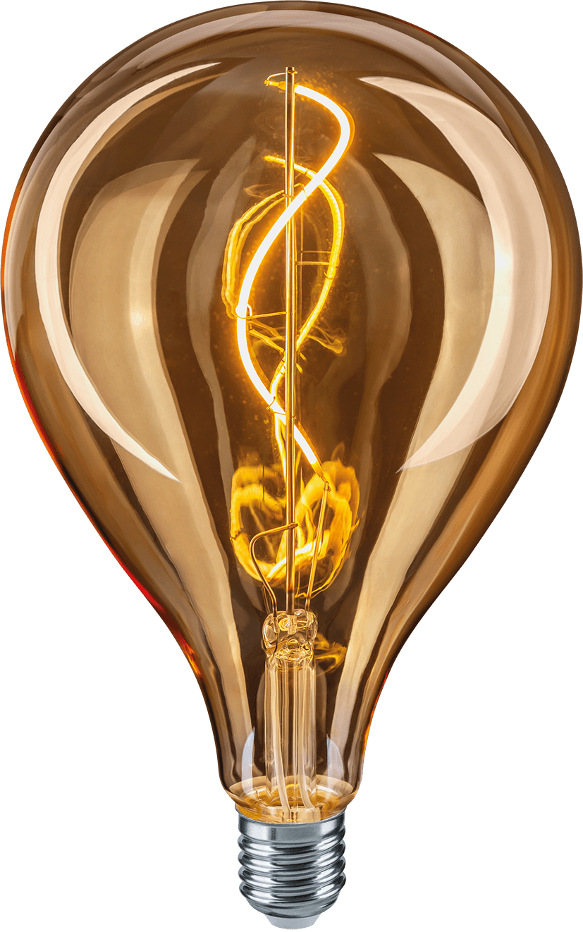 Лампа светодиодная LED 4вт E27 теплый PS125 ретро FILAMENT