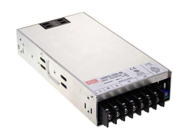 Блок питания AC-DC, 300Вт, вход 85...264V AC, 47...63Гц -120...370В DC, выход 5В-0...60A, рег. вых ±15%Uном, изоляция 3000В AC, в кожухе, c корректором коэф. мощности, режим SB выход 5В-0,3А