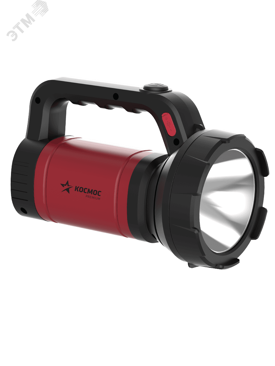 Фонарь-прожектор аккумуляторный , 5W LED, аккум. 3,7V 2,4 ah, 350Lm - 5 часов, 100m - 18 часа,