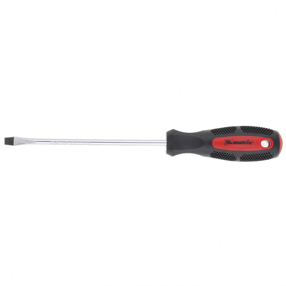 Отвертка Anti-Slip, SL6,0х150 мм, CrV, 2к рукоятка