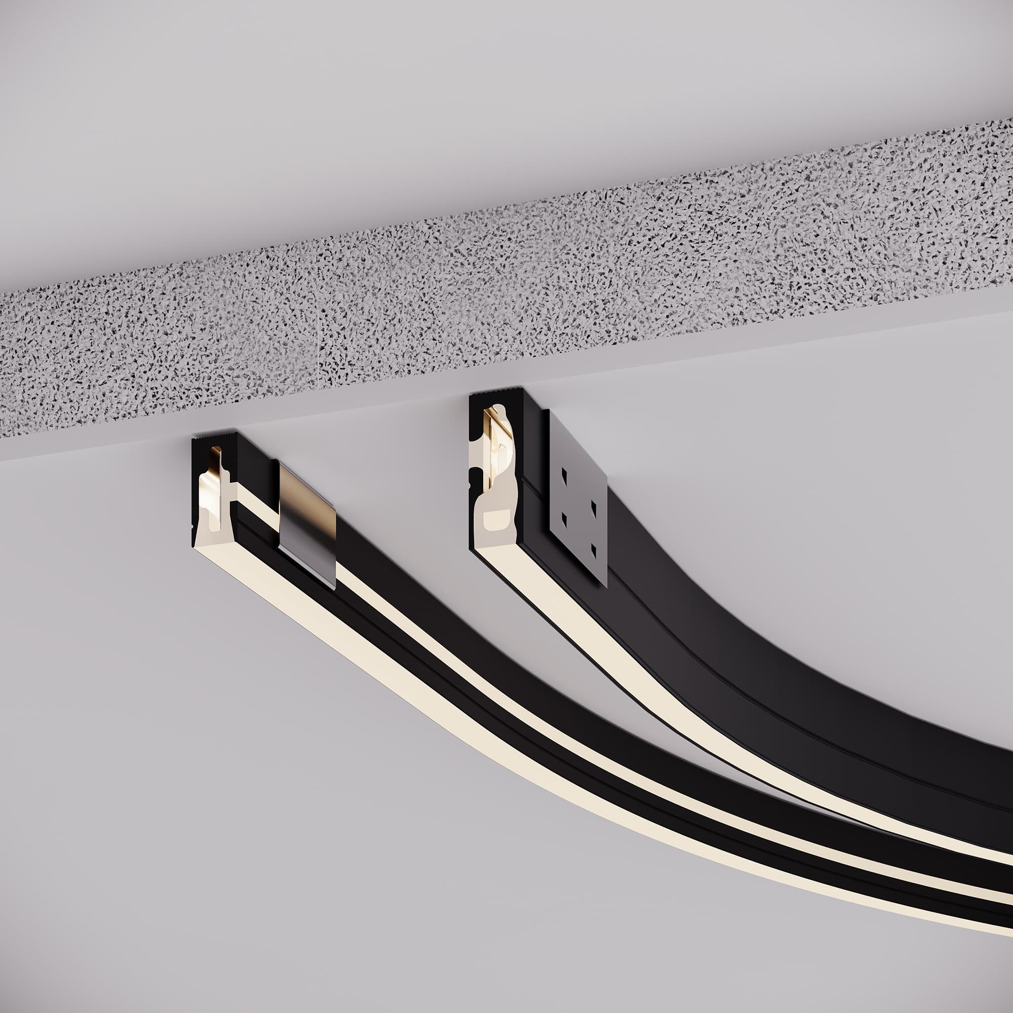Профиль силиконовый WPH-FLEX-0612-SIDE-S8-5m BLACK (Силикон)