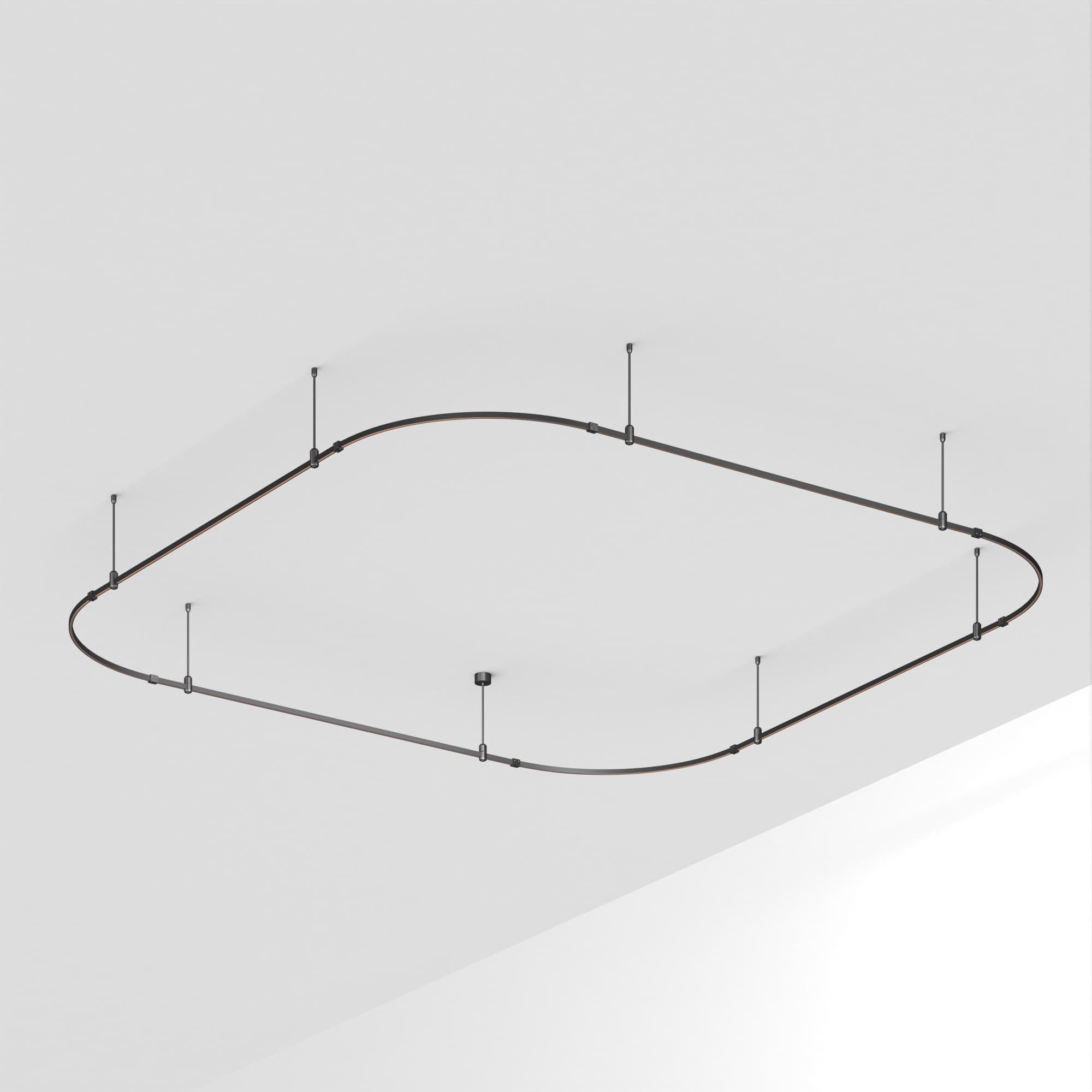 Трек ART-APRIORI-QUADRAT-SOFT-ROD-400-3500x3500 (BK) (ARL, IP20 металл, 3 года)