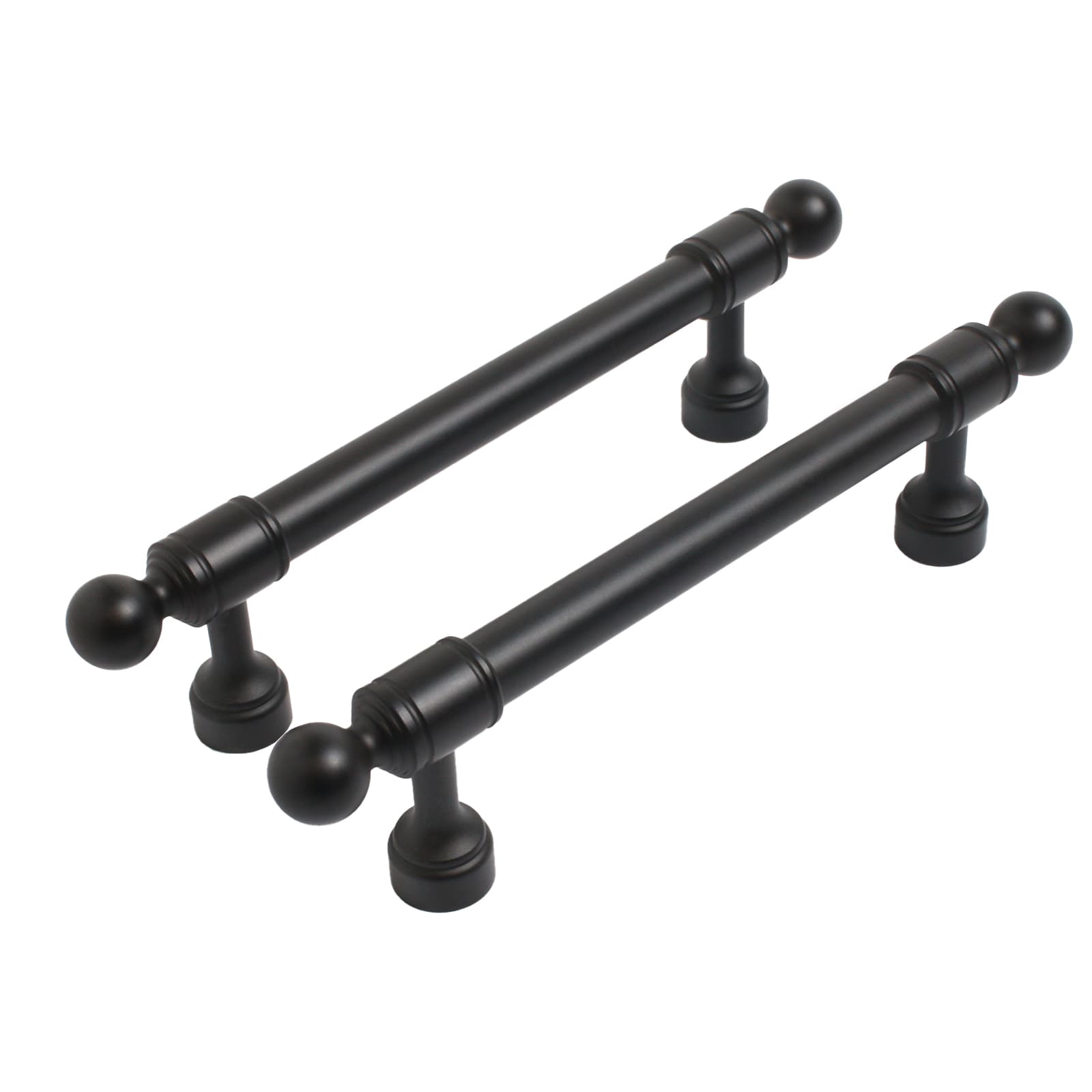 Ручка-скоба мебельная StahlBuro AP2306-96 2шт., BL матовый черный