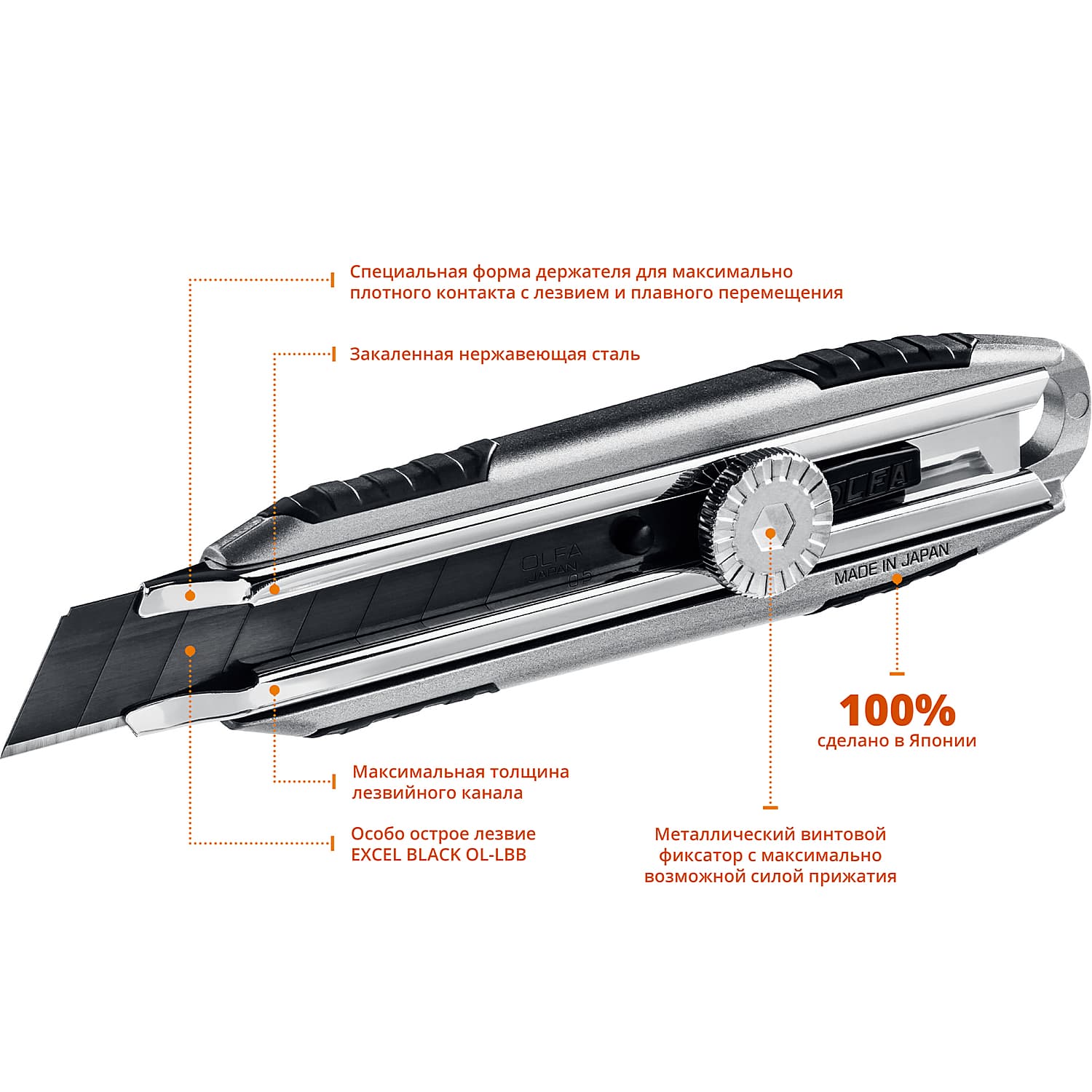 Нож строительный X-design 18 мм