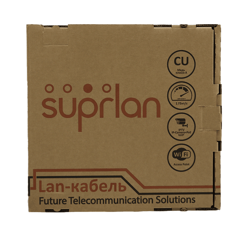 Витая пара U/UTP кат 5e 1x2xAWG24 Premium Cu нг(А)-LS IN 305м (RUS)
