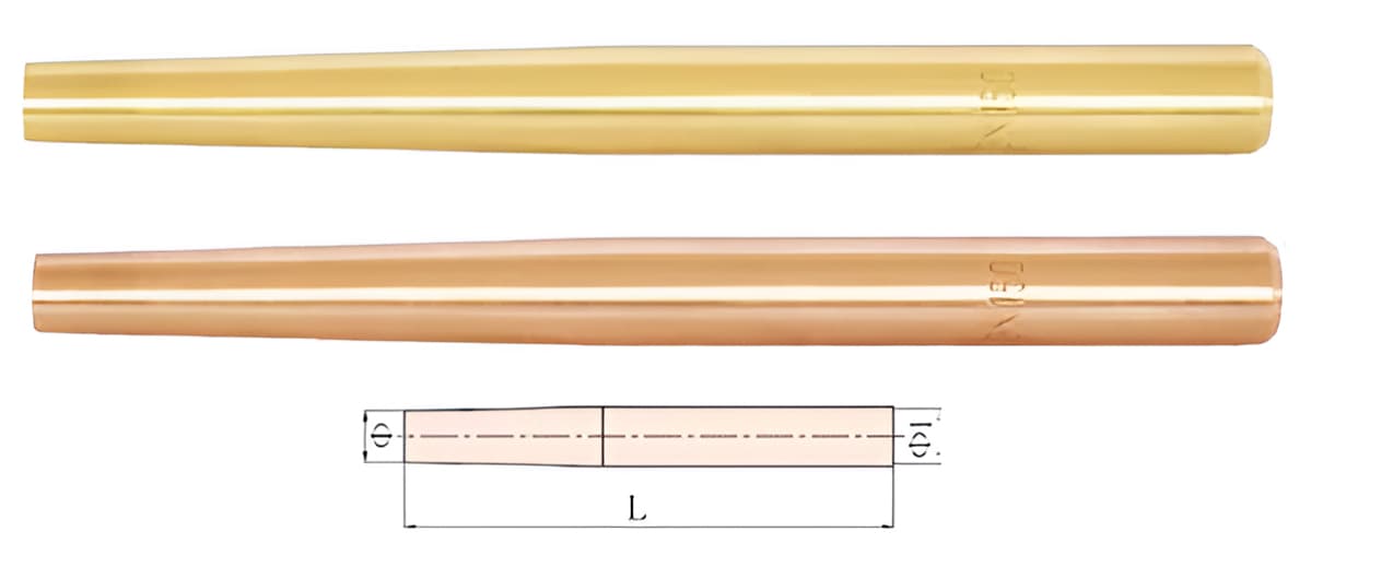 Бородок прямой 27х300 искробезопасный сплав AlCu 223E-1032