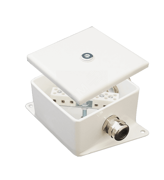Коробка монтажная огнестойкая КМ-О (4к)-IP66-100х100 два ввода AD