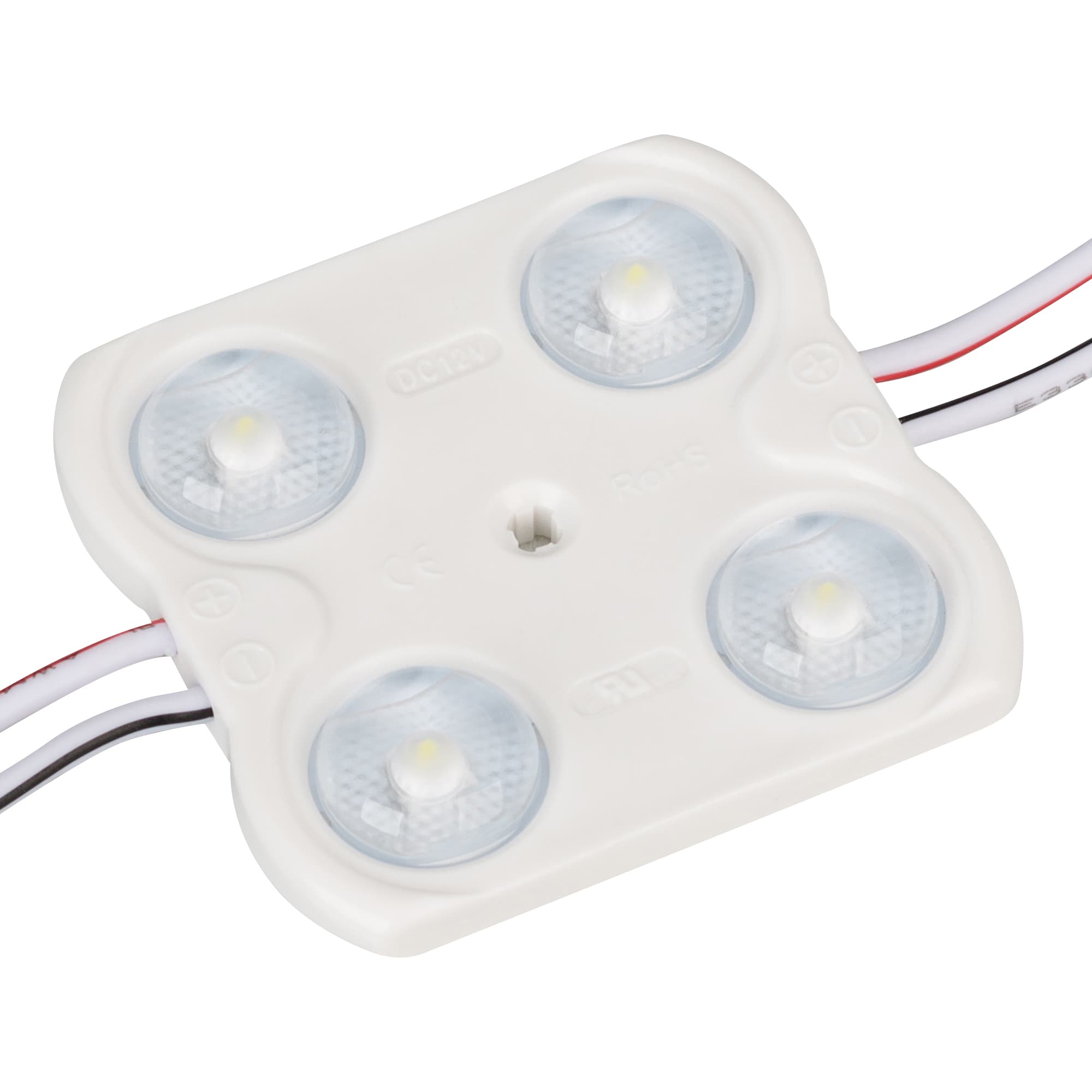 Модуль герметичный CRAFT-2835-4-12V Cool 170deg 45x43mm 1.6W IP65 закрытый