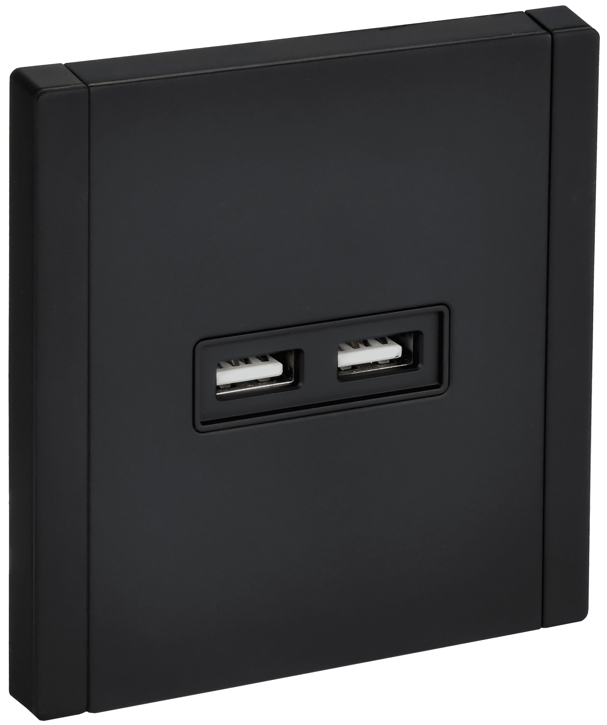 FORTE&PIANO Розетка USB A+A 3,1А FP149M металл черный IEK