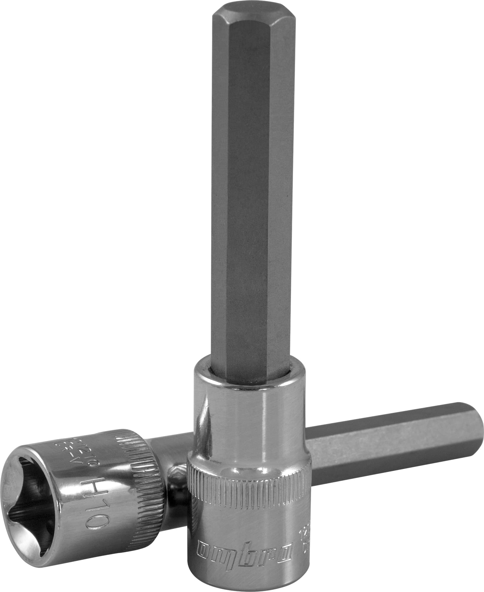 Насадка торцевая 1/2''DR с вставкой-битой шестигранной, Н8, 100 мм