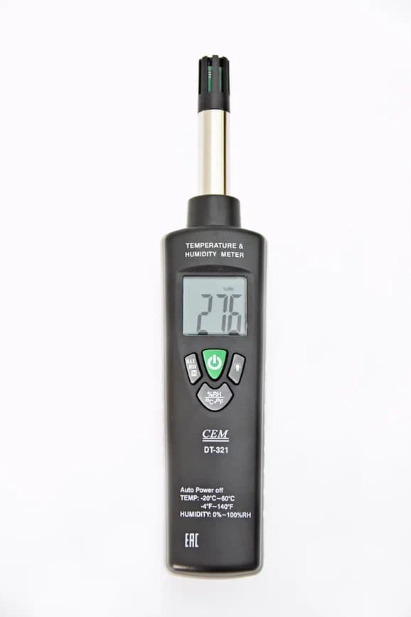 Термогигрометр цифровой DT-321 с поверкой