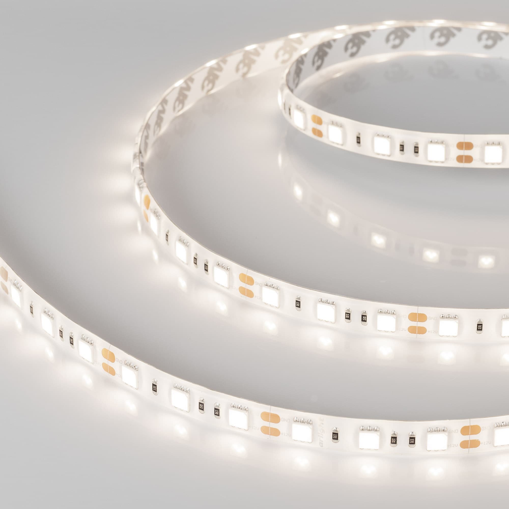 Лента светодиодная 14,4 Вт/м 12В IP65 4000K 60LED/м RT/RTW-B60-10-13mm SMD 5060 5 м