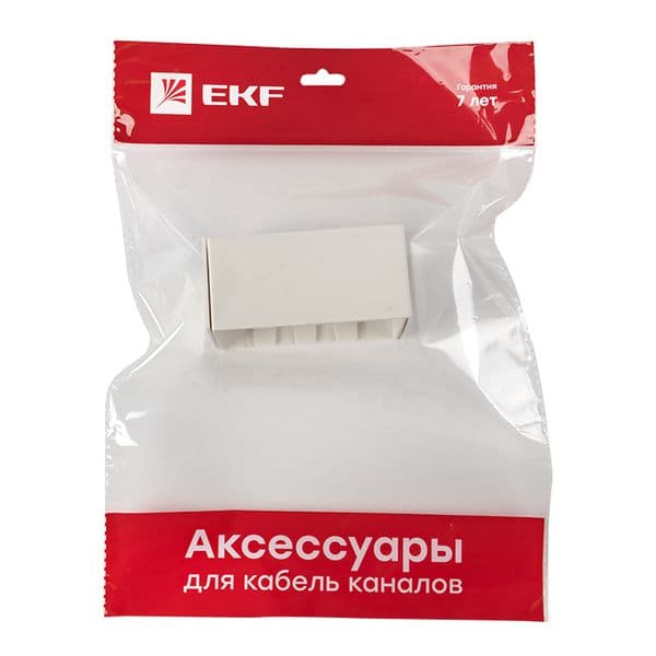 Соединитель (100х60) (2 шт) Plast Белый