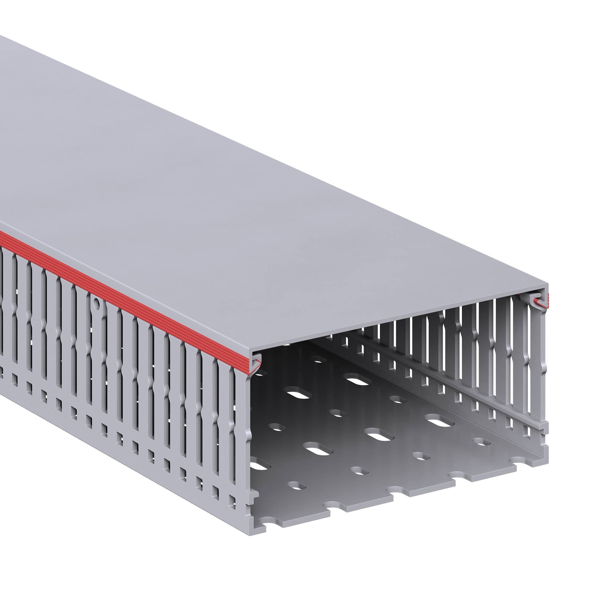 Короб перфорированный RL6 120x60 серый QUADRO