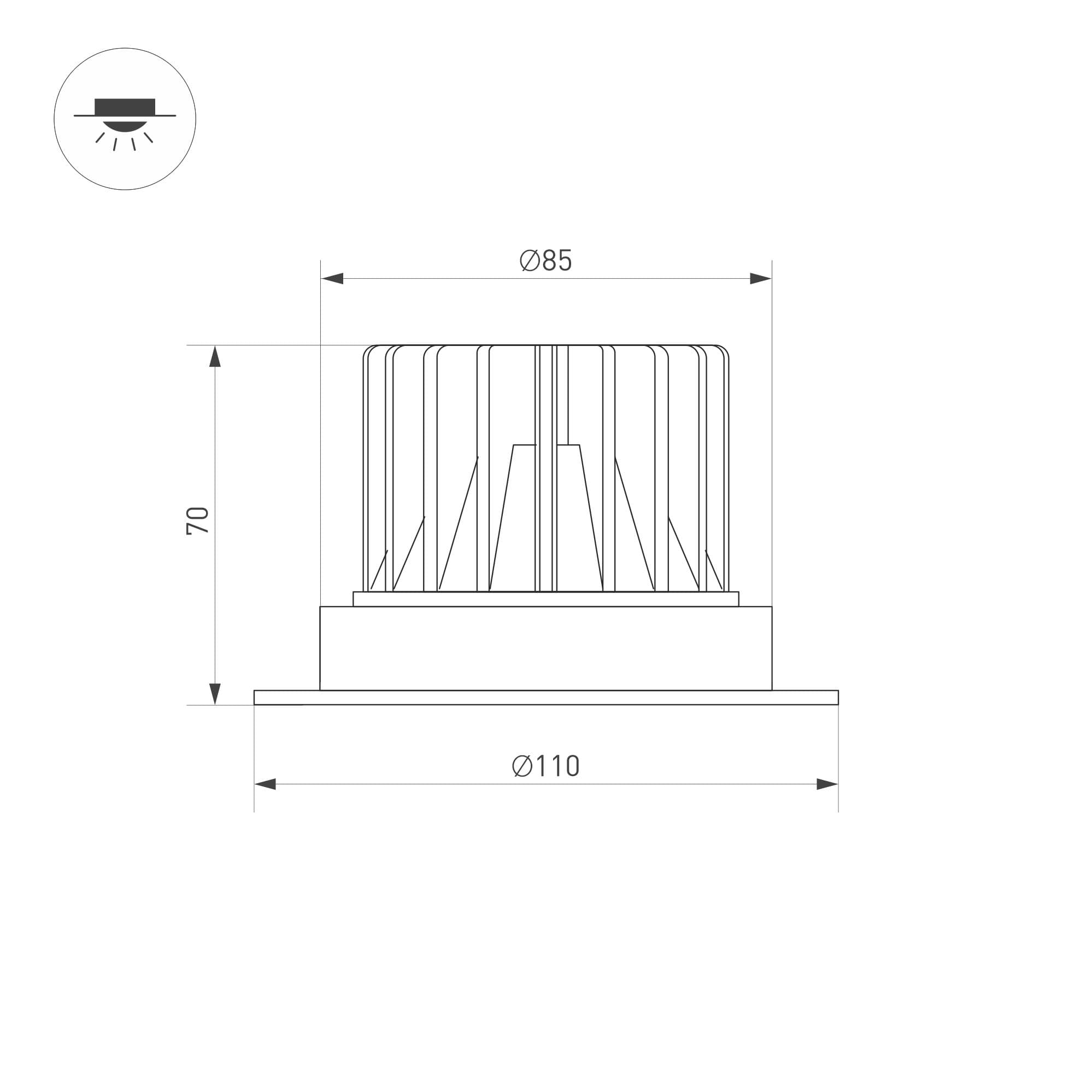 Подвес SPX-HANG-HOOK-L1500 (WH) (Металл)
