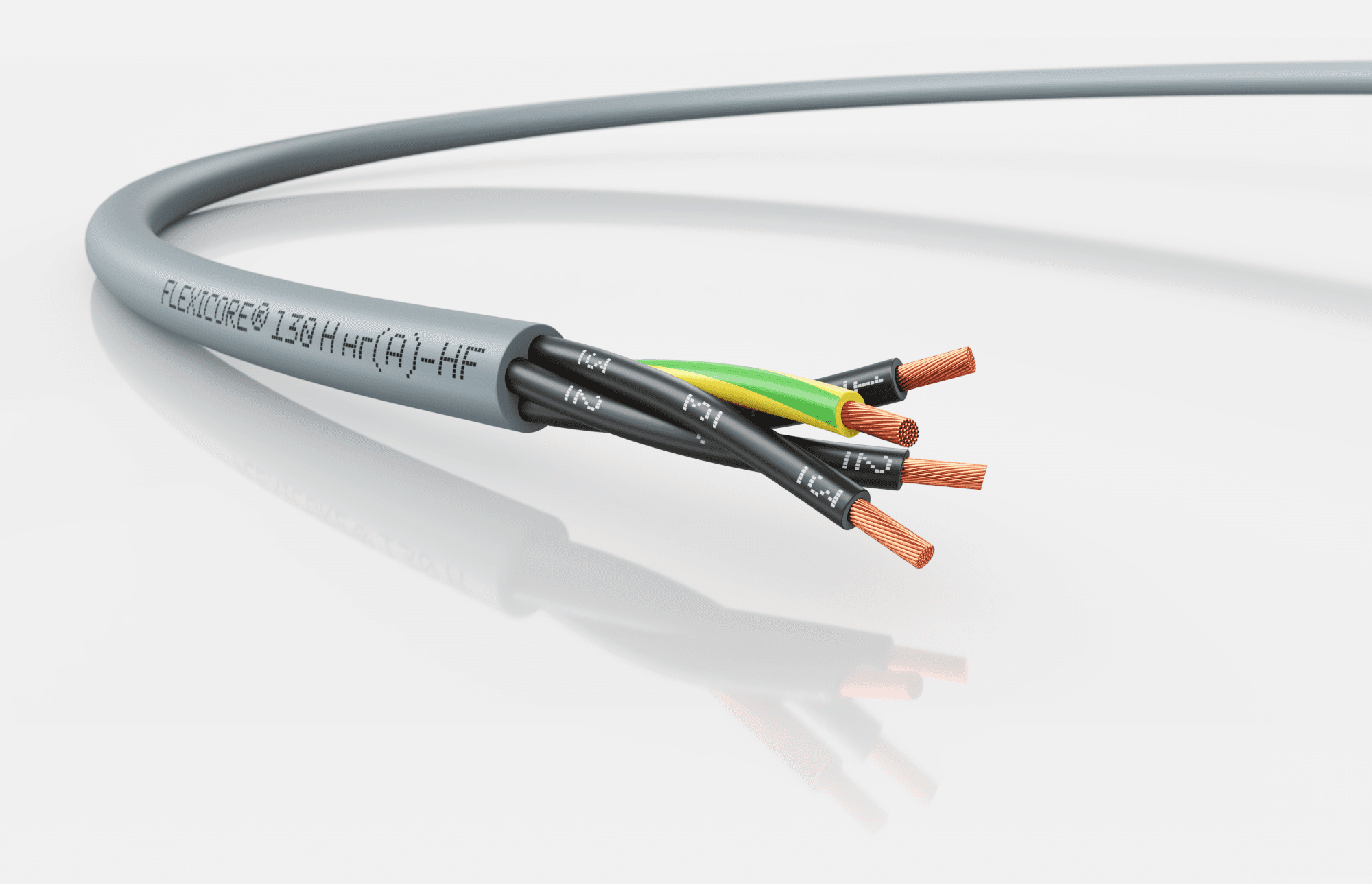 Кабель универсальный FLEXICORE 130 H нг(A)-HF 0,6/1 кВ 4G2,5
