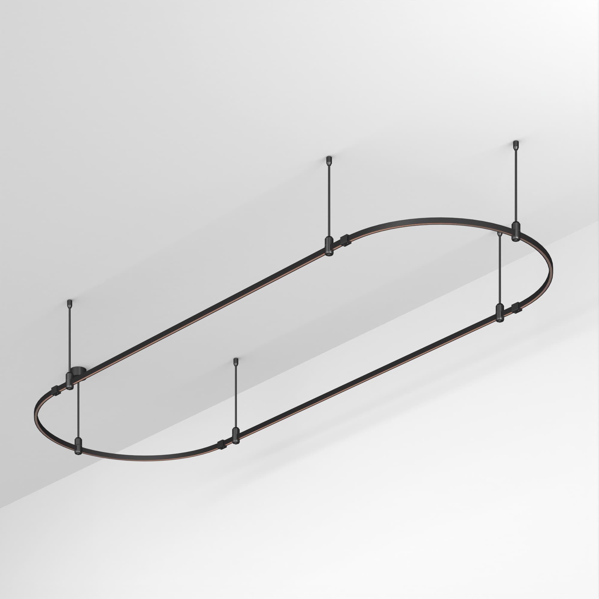 Трек ART-APRIORI-OVAL-ROD-400-3000x1000 (BK) (ARL, IP20 металл, 3 года)