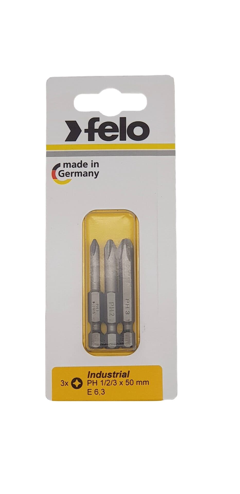 Бита крестовая PH 1/PH 2/PH 3X50, 3 шт в блистере