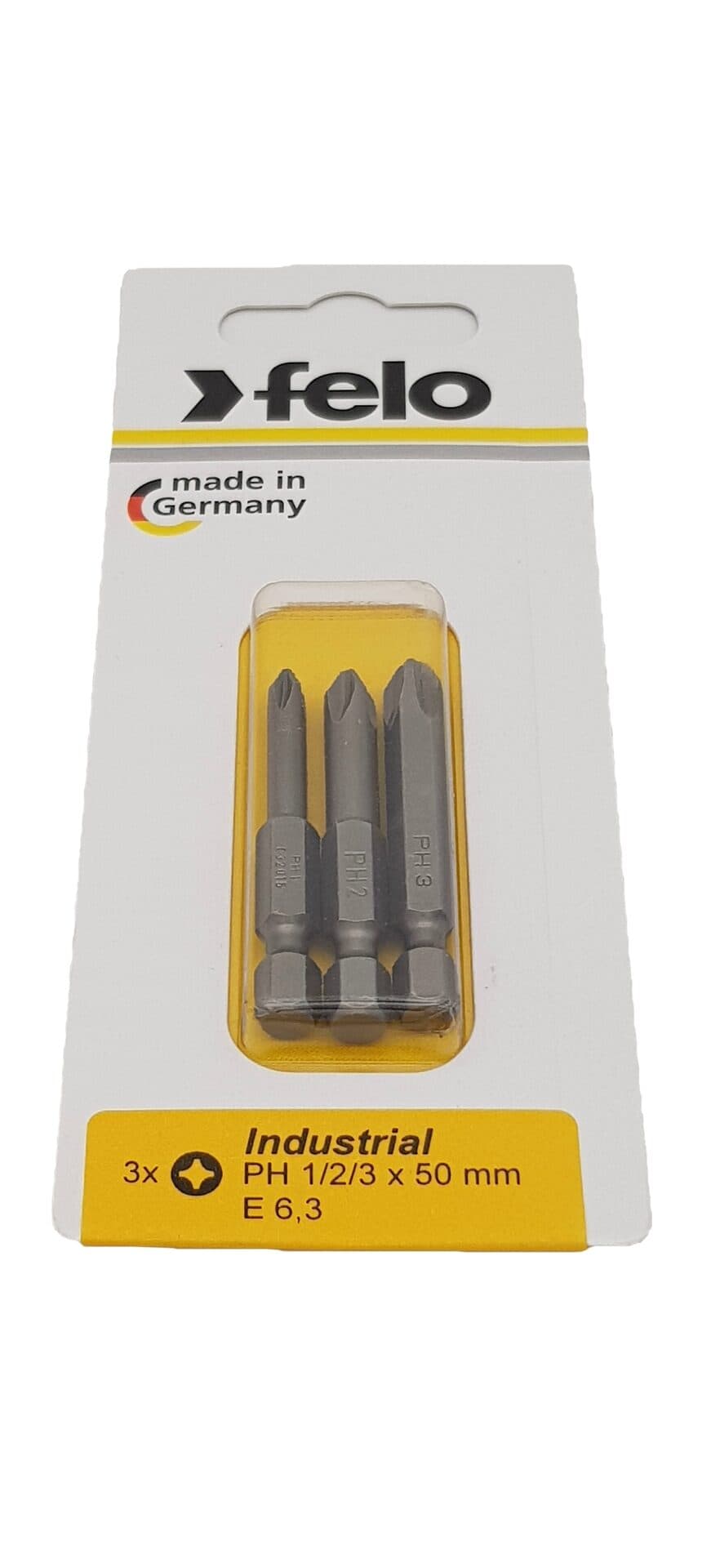 Бита крестовая PH 1/PH 2/PH 3X50, 3 шт в блистере