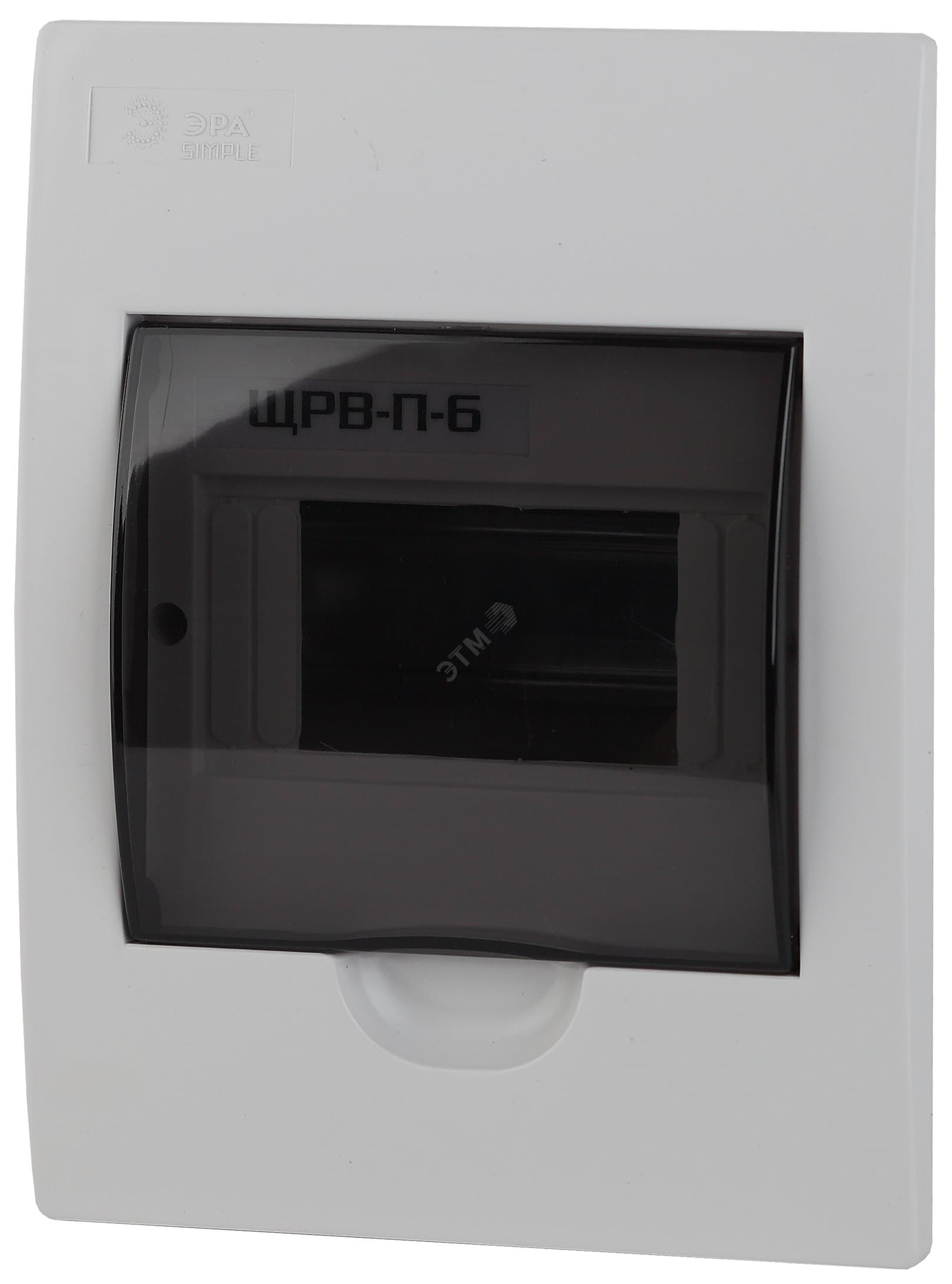 Бокс ЩРВ-П-6 модулей встр.пластик IP41 SIMPLE