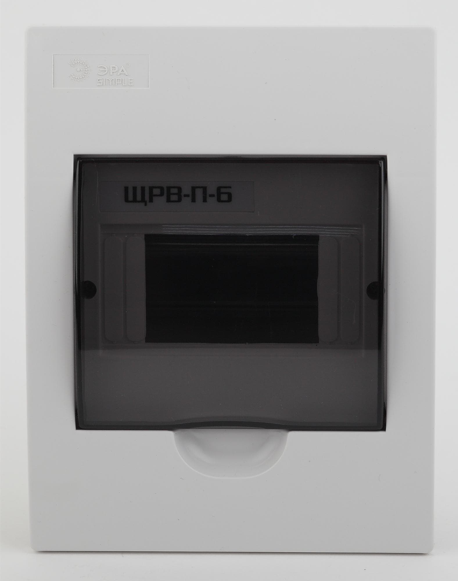 Бокс ЩРВ-П-6 модулей встр.пластик IP41 SIMPLE
