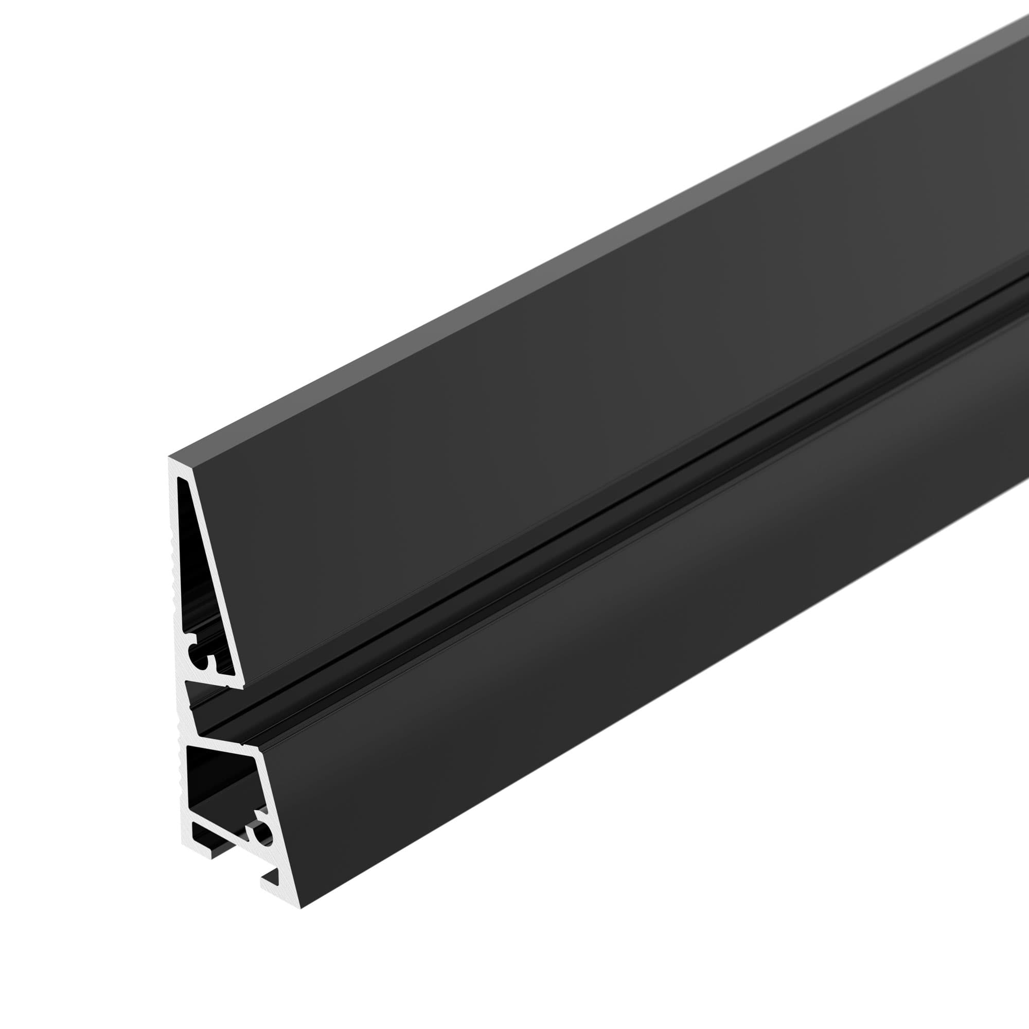Профиль PLINTUS-H40-2000 BLACK (ARL, алюминий)