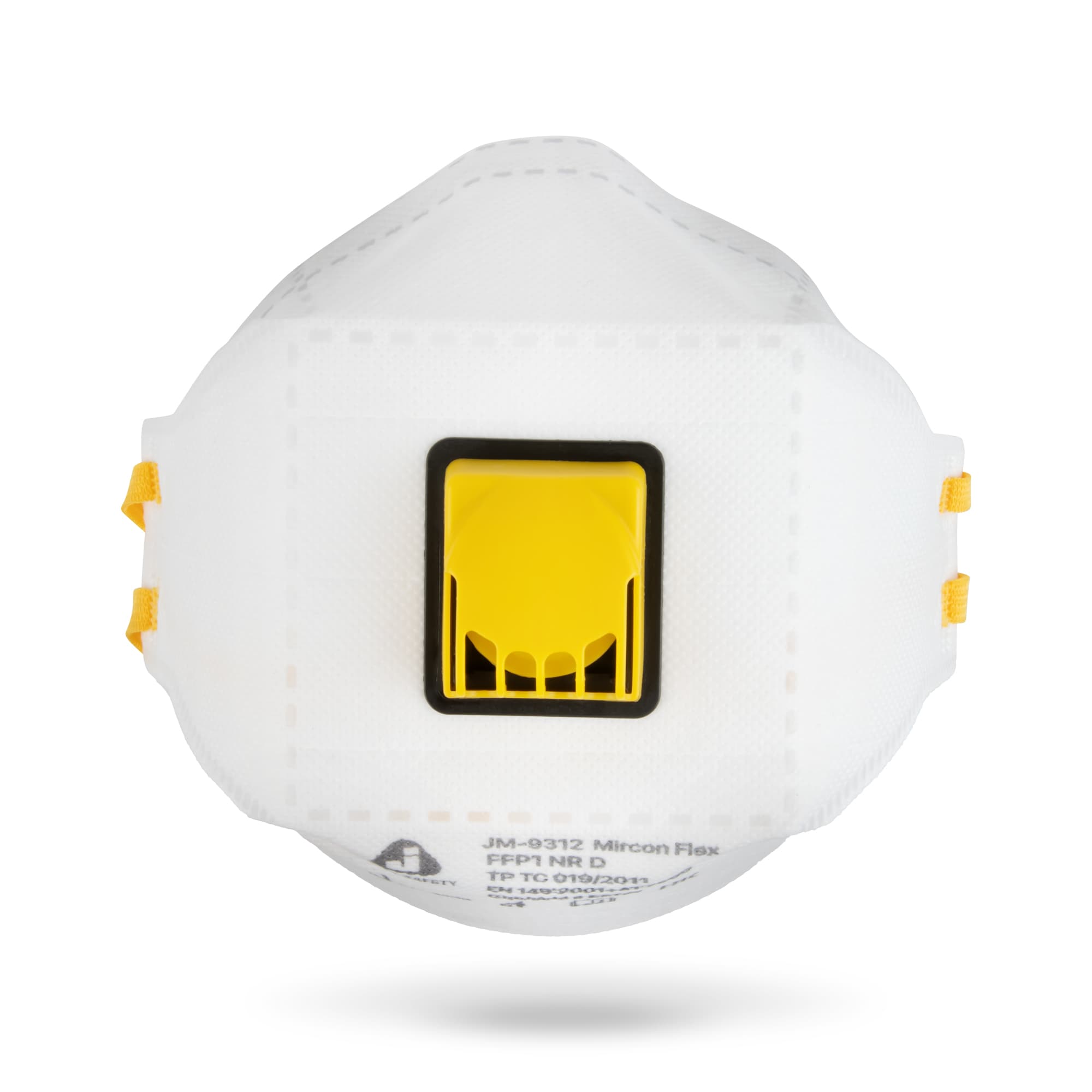 Одноразовый респиратор с клапаном JM-9312 Micron Flex трехпанельный, FFP1 NR D
