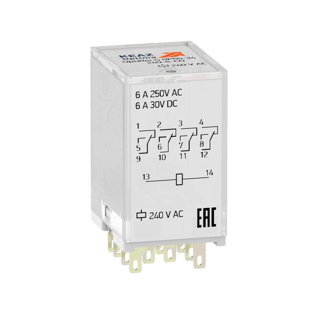 Реле промежуточное OptiRel G RP55-32-125D-12-CO