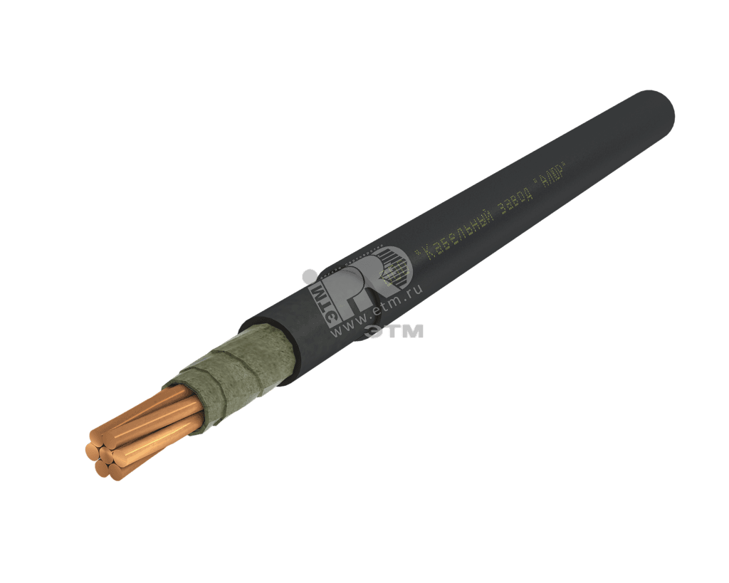Кабель силовой ВВГнг(А)-FRLSLTx 1х50 мк-0.66 черный барабан