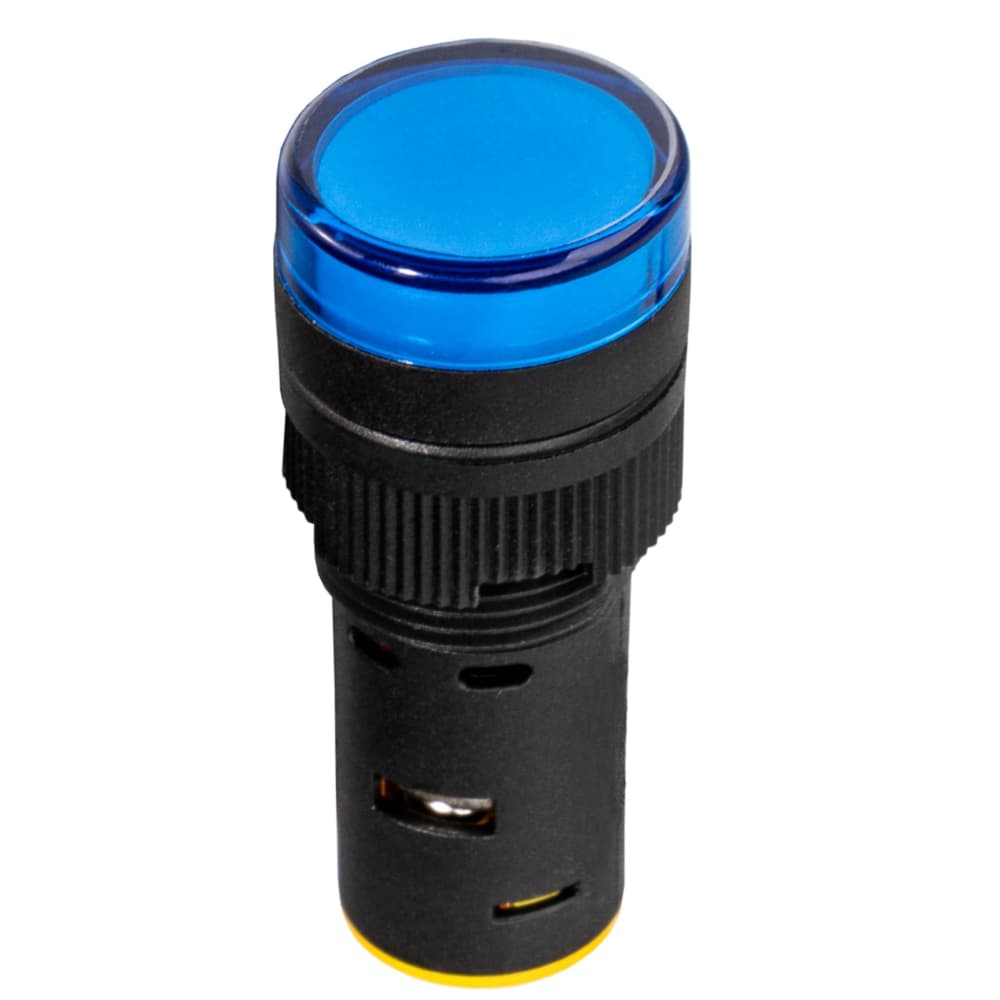Лампа AD16DS(LED) матрица D16мм синий 48В AC/DC