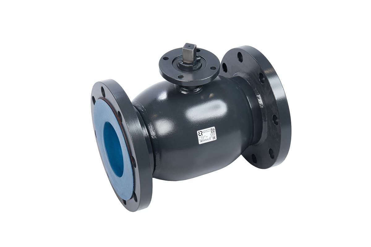 Кран шаровой FF DN150 PN25 GF (фланцевый, под привод, стандартный проход)