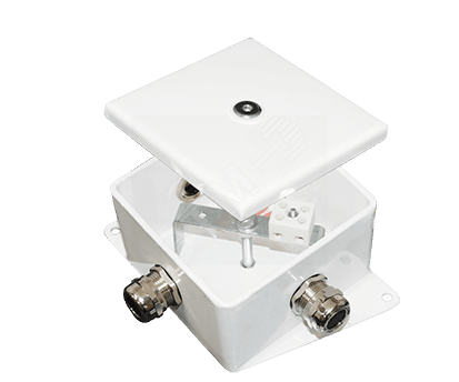 Коробка монтажная огнестойкая КМ-О (2к)-IP66-100х100 три ввода ABC